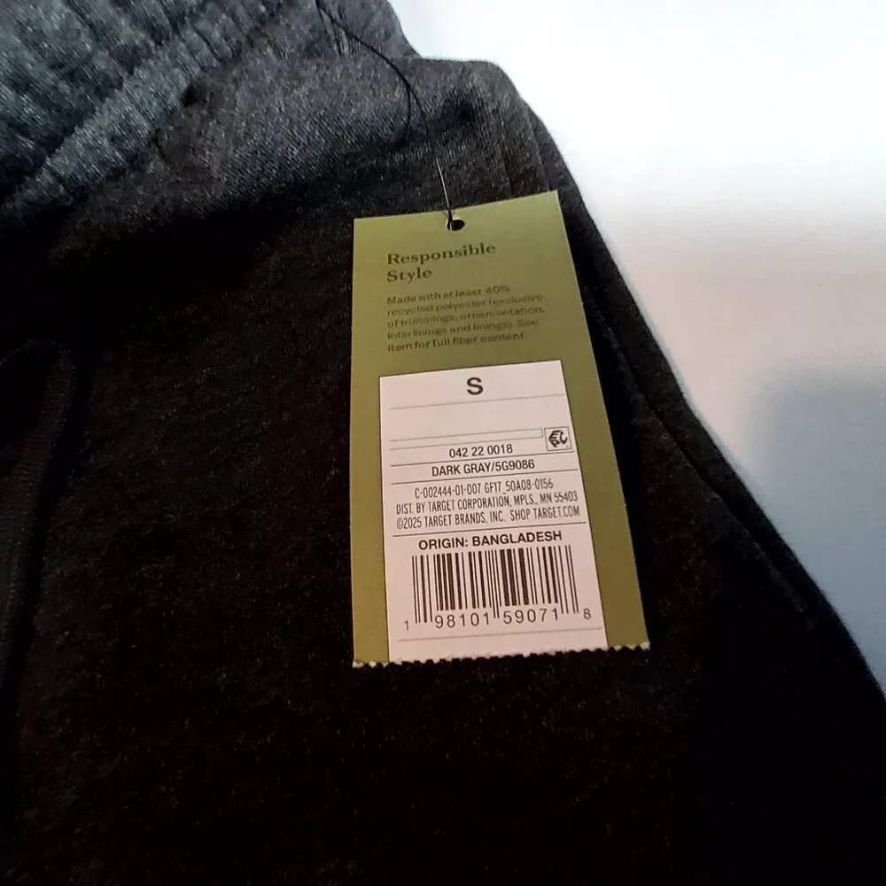 Dark Gray Goodfellow & Co Mens Sweatpants S elastic waistband And drawstring - Picture 5 of 10